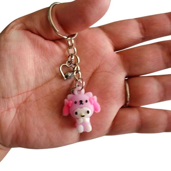 Kawaii Hello Kitty Charm Keychain - Picture 2 of 4